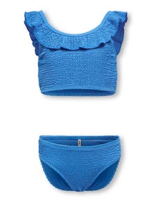 ONLY Smock bikini set -Ibiza Blue - 15316178