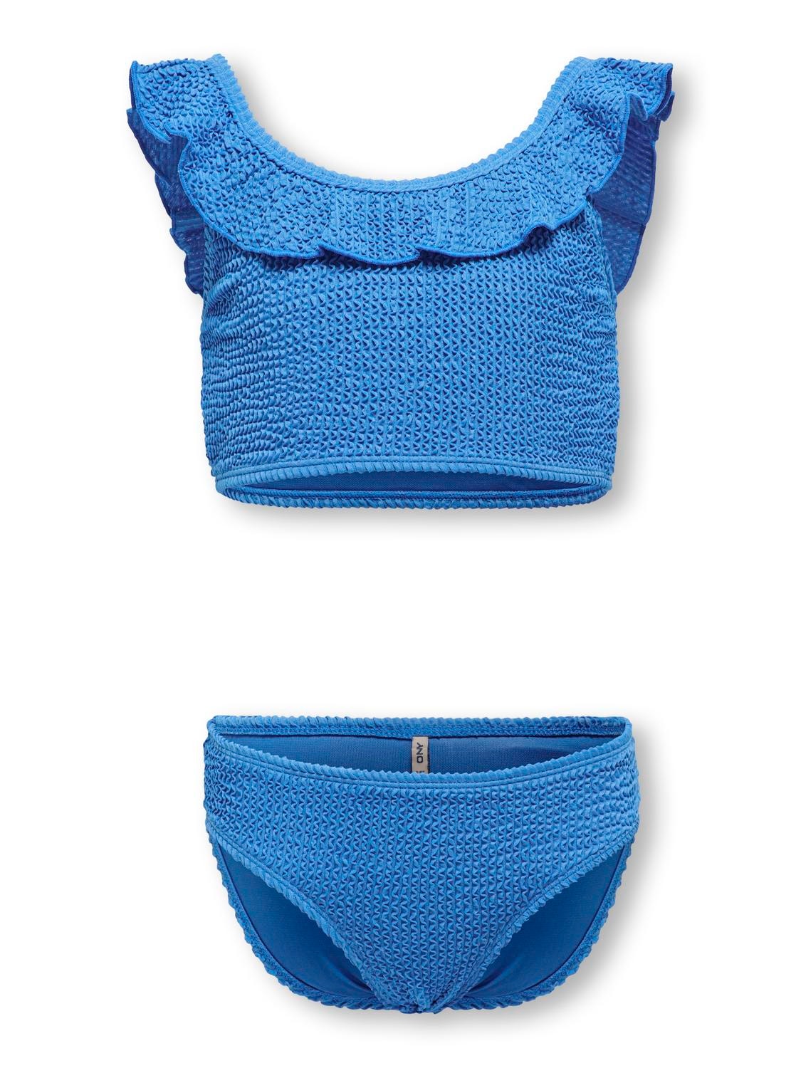 ONLY Smock bikini set -Ibiza Blue - 15316178