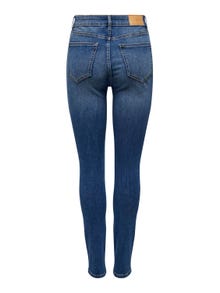 ONLY Jeans Skinny Fit Taille haute -Medium Blue Denim - 15316204