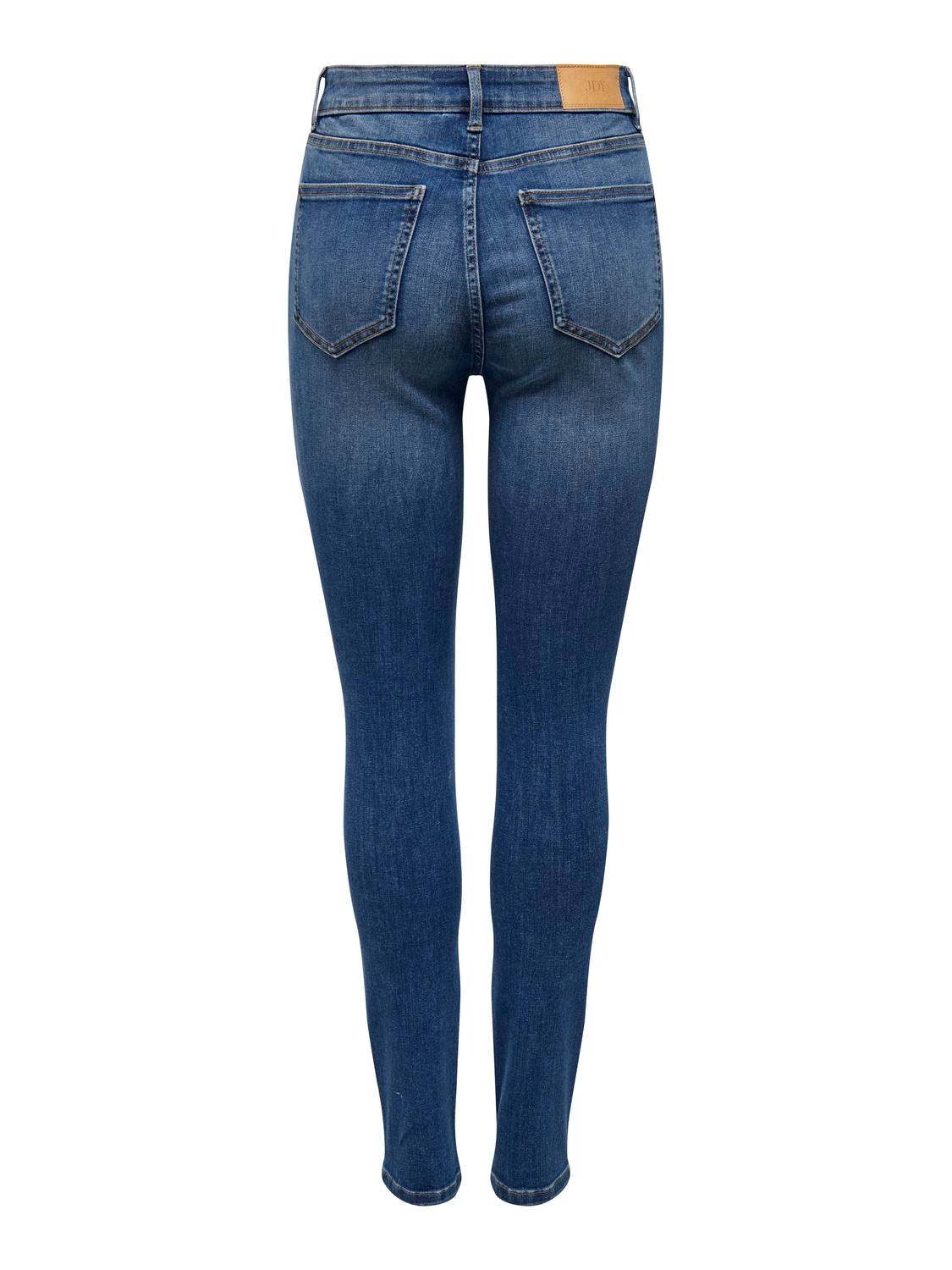 ONLY Skinny fit High waist Jeans -Medium Blue Denim - 15316204