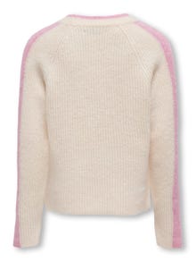 ONLY Normal passform O-ringning Pullover -Cloud Dancer - 15316270