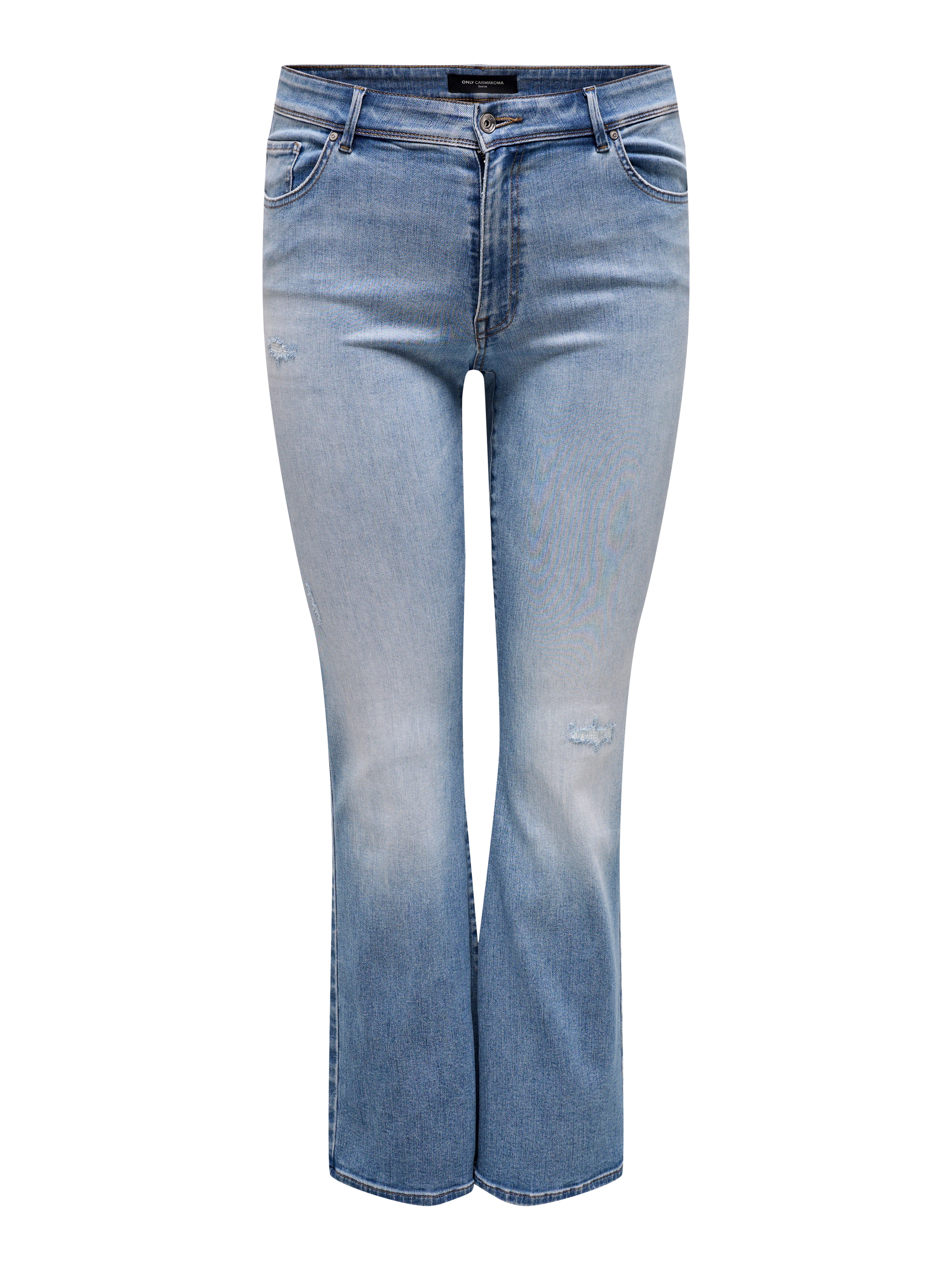 Thumbnail - Carmaya Hohe Taille Flared Jeans