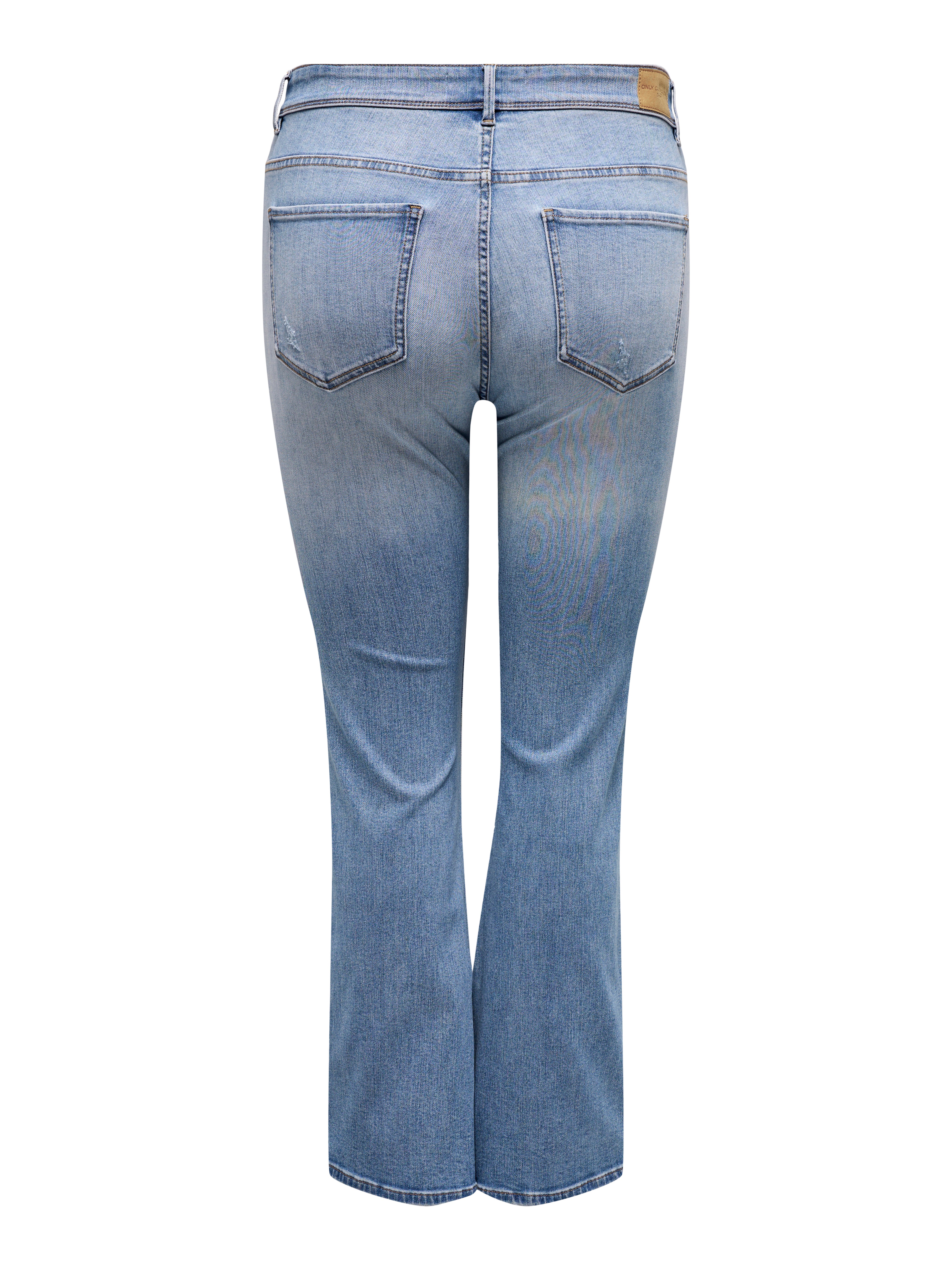 Thumbnail - Carmaya Hohe Taille Flared Jeans