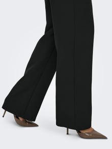 ONLY Pantalones Corte straight Cintura media -Black - 15316634