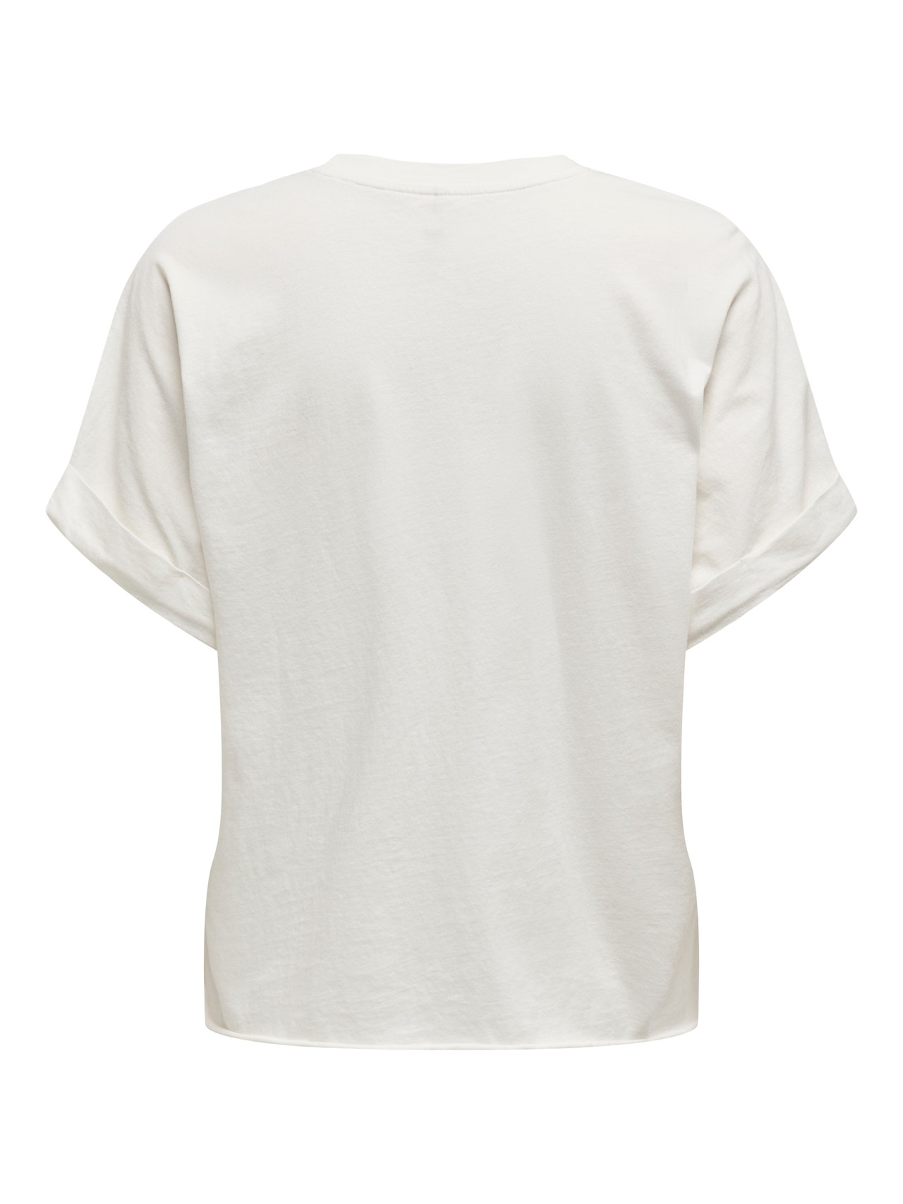 ONLY Regular fit O-hals T-shirts -Cloud Dancer - 15316637