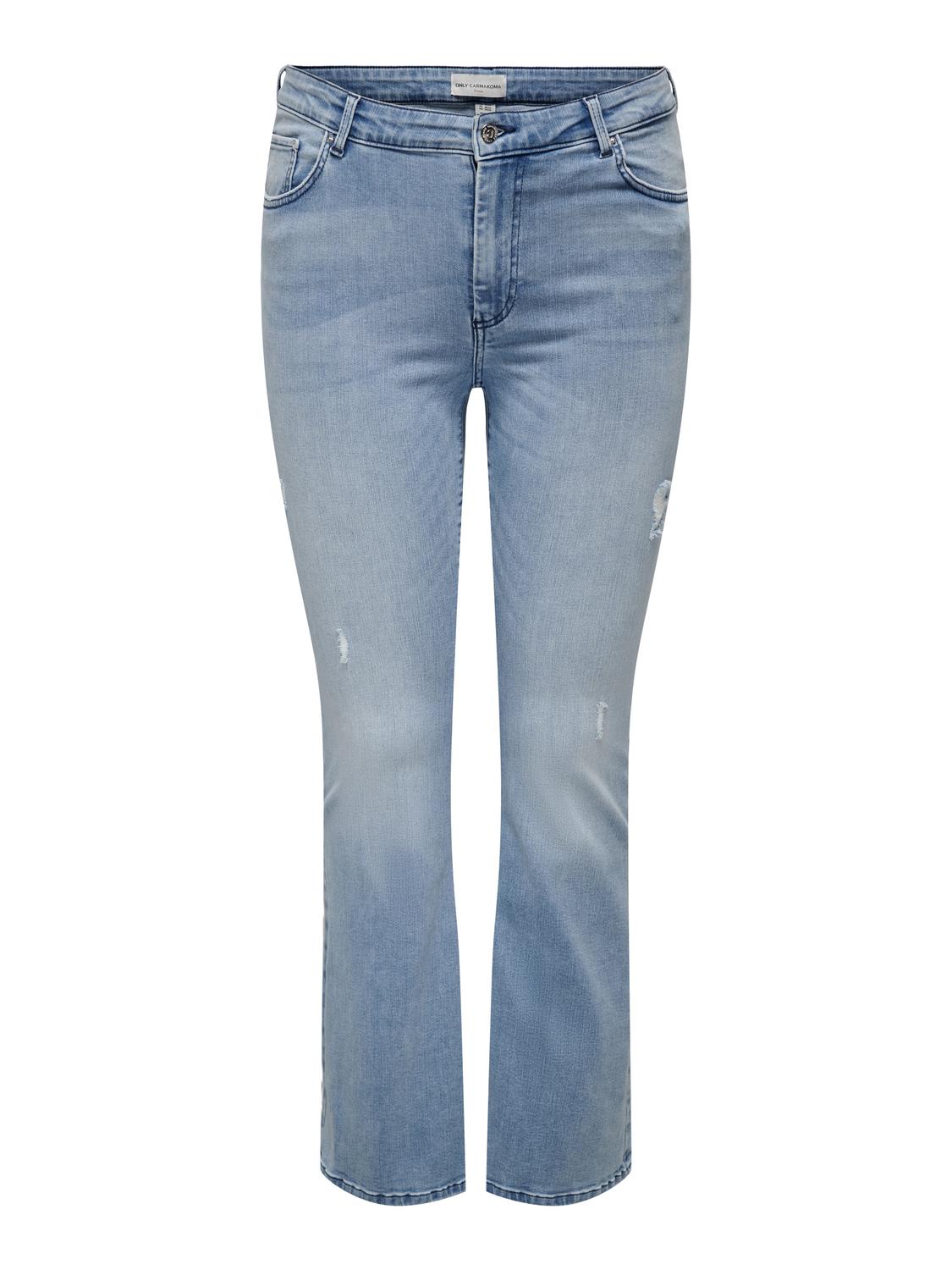 Thumbnail - Carwilly Mittlere Taille Ausgestellt Jeans