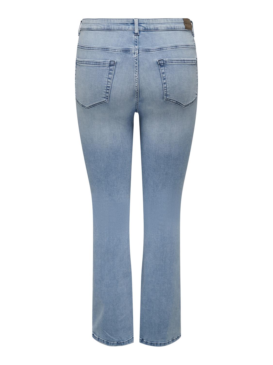 Thumbnail - Carwilly Mittlere Taille Ausgestellt Jeans
