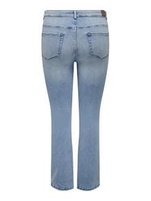 ONLY CARWilly Regular Waist Flared Jeans -Light Blue Denim - 15316649
