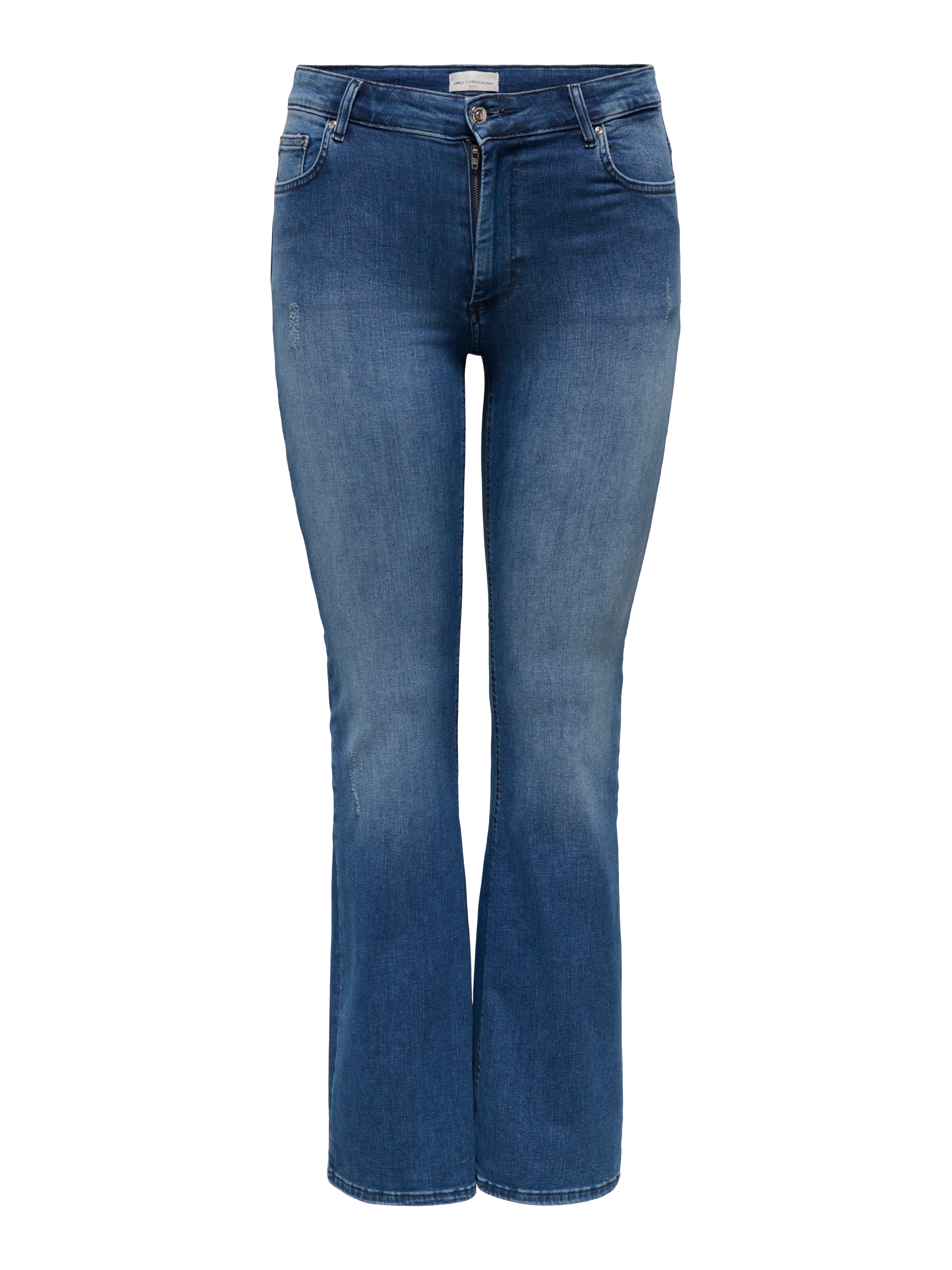 Thumbnail - Carwilly Mittlere Taille Flared Jeans