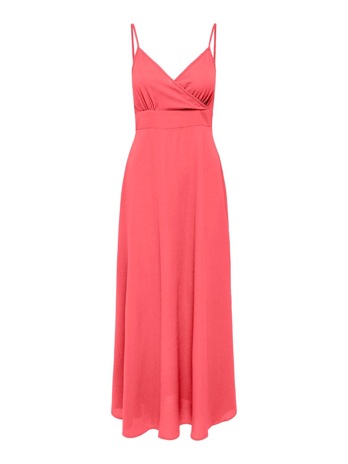 Regular Fit V-Neck Long dress | Medium Rose | ONLY®