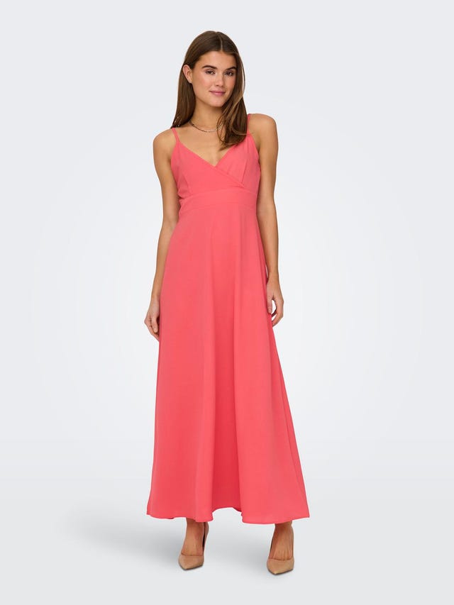 ONLY Regular Fit V-Neck Long dress - 15316806