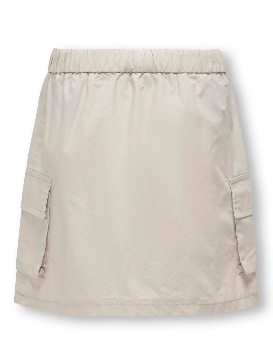 ONLY Mini cargo skirt  -Pumice Stone - 15316815