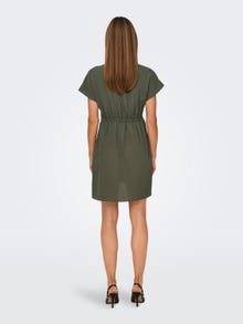 ONLY Tight Fit V-hals Kort kjole -Kalamata - 15316852