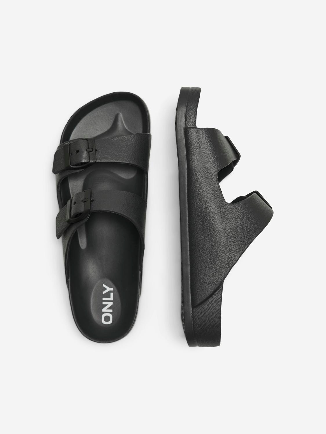 ONLY Sandaler med stropper og spænde -Black - 15316868