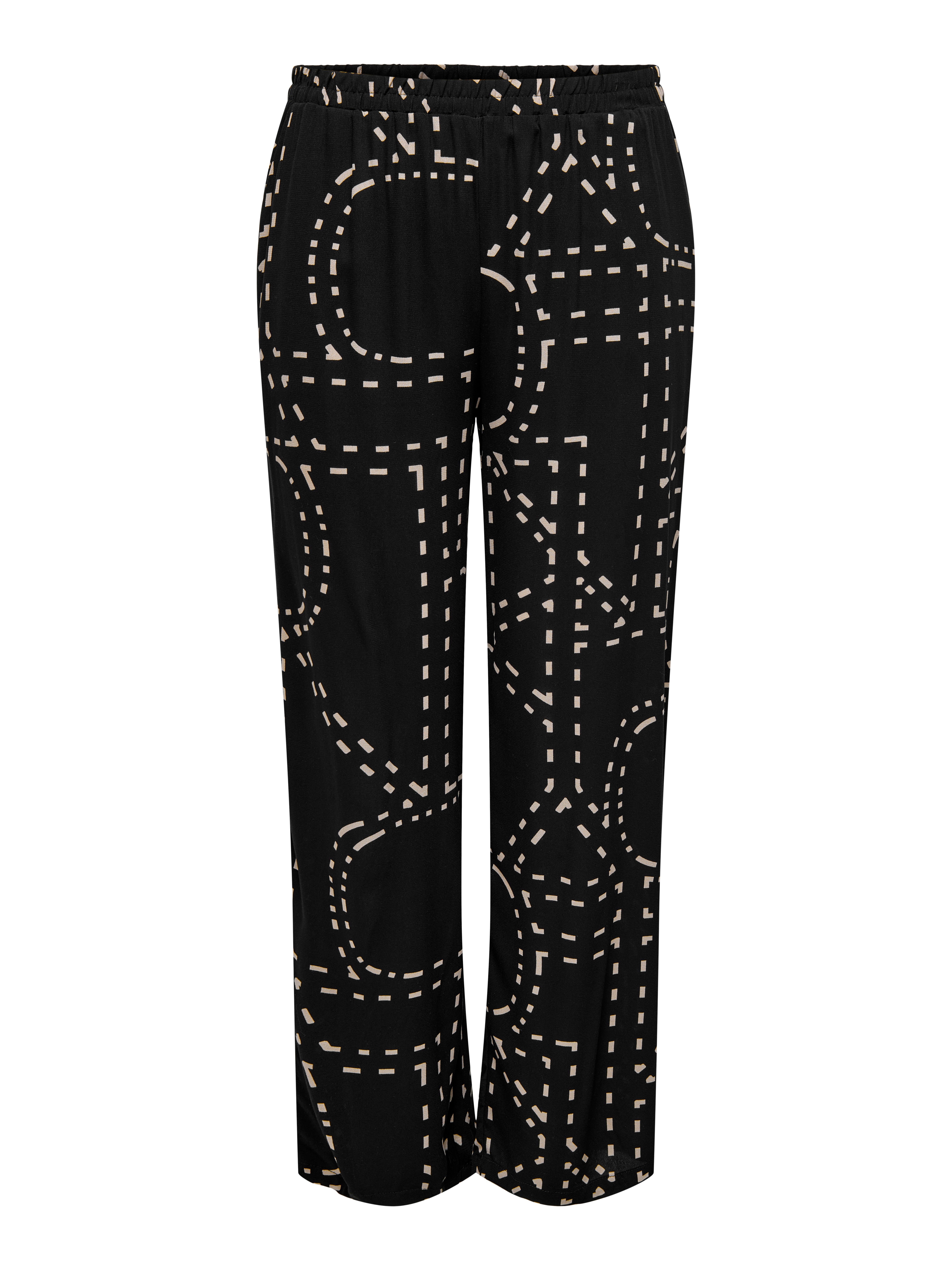 Thumbnail - Carphoebe Normal Geschnitten Hose Mit Weitem Beinschnitt