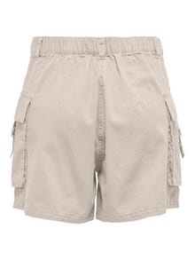 ONLY Shorts cargo Regular Fit Taille moyenne -Moonbeam - 15316968