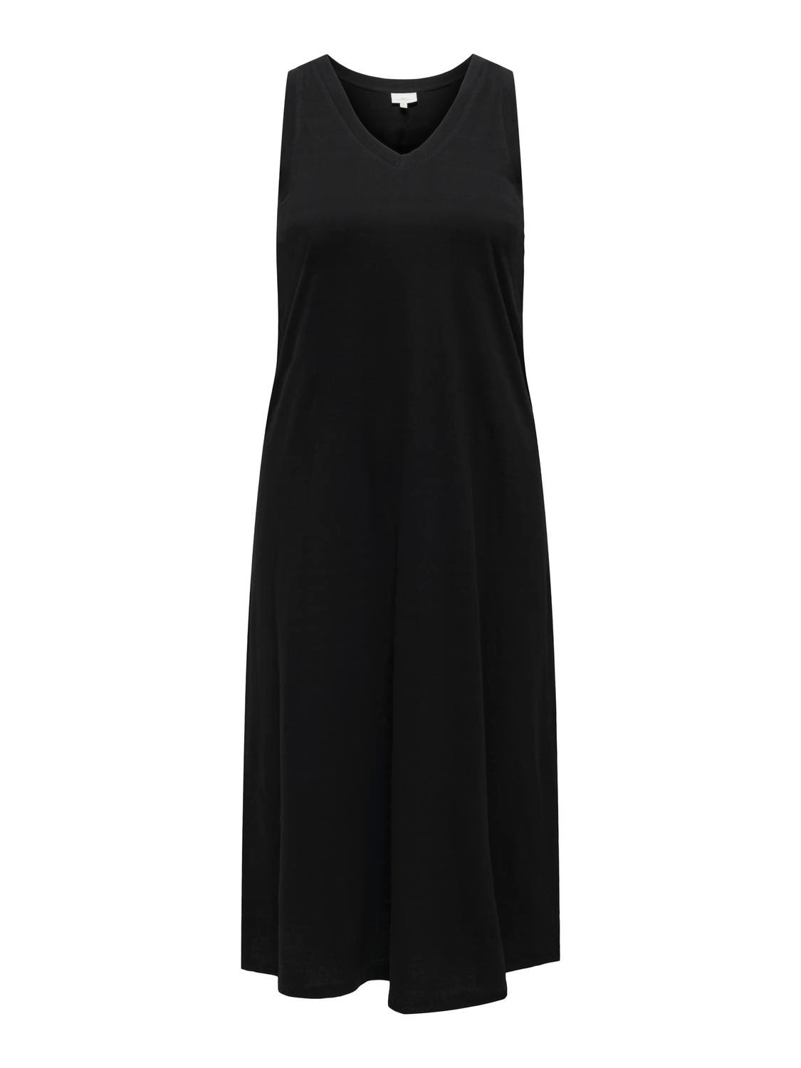 ONLY Regular Fit V-Neck Long dress -Black - 15316995