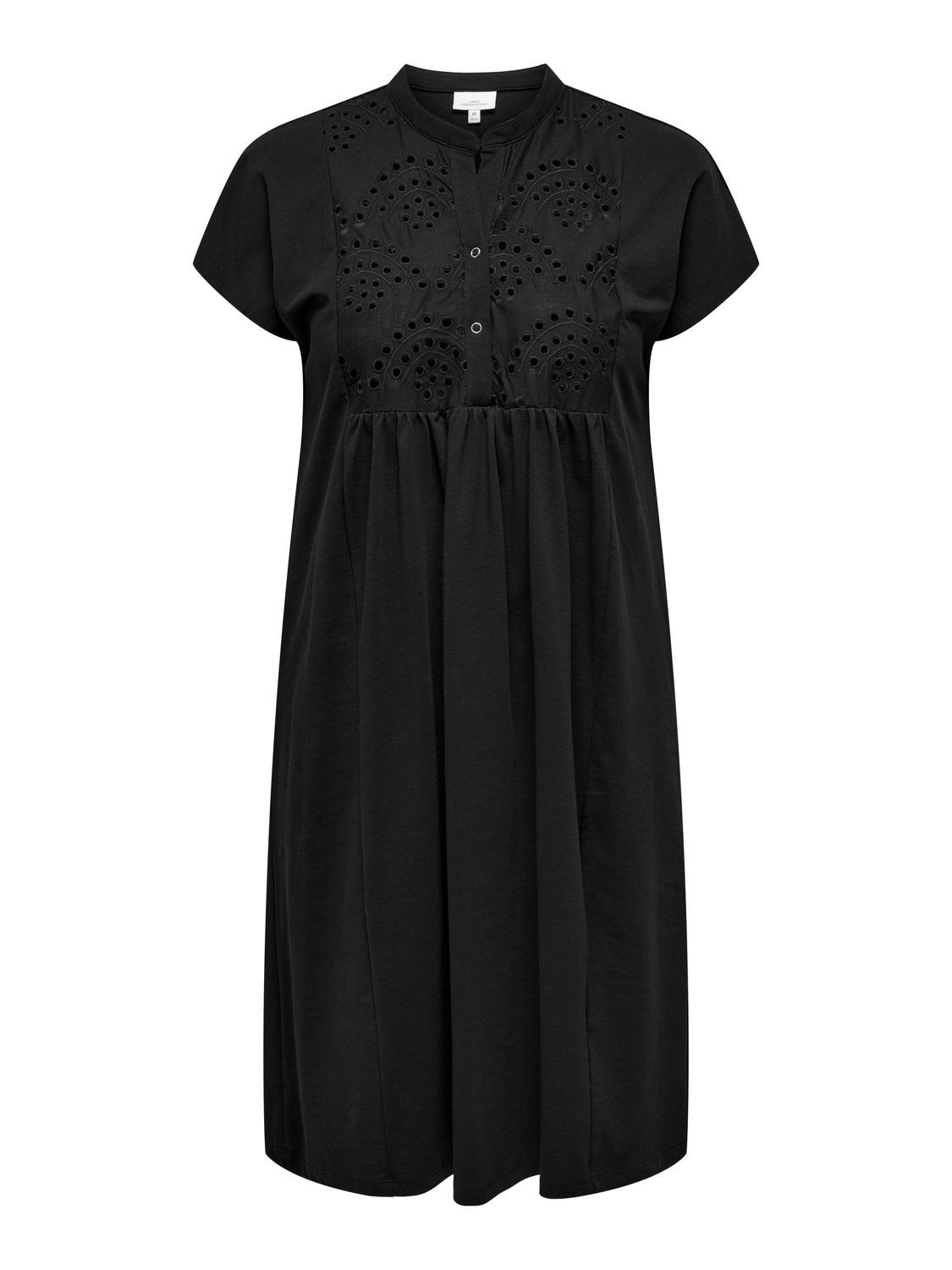 ONLY Curvy midi dress -Black - 15317092