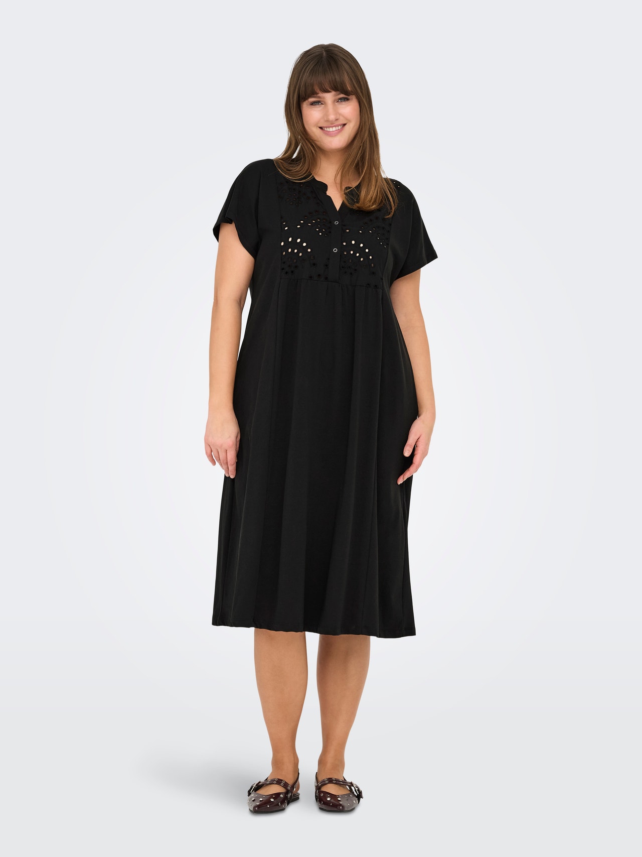 ONLY CARSILLAH Midi dress -Black - 15317092