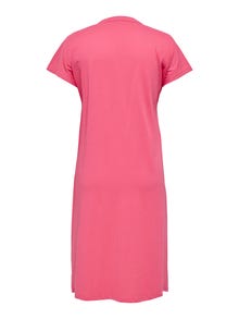 ONLY Tavapärane lõige Hiina krae Pikem kleit -Camellia Rose - 15317092