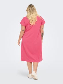 ONLY Tavapärane lõige Hiina krae Pikem kleit -Camellia Rose - 15317092