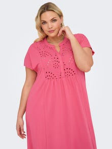 ONLY Tavapärane lõige Hiina krae Pikem kleit -Camellia Rose - 15317092