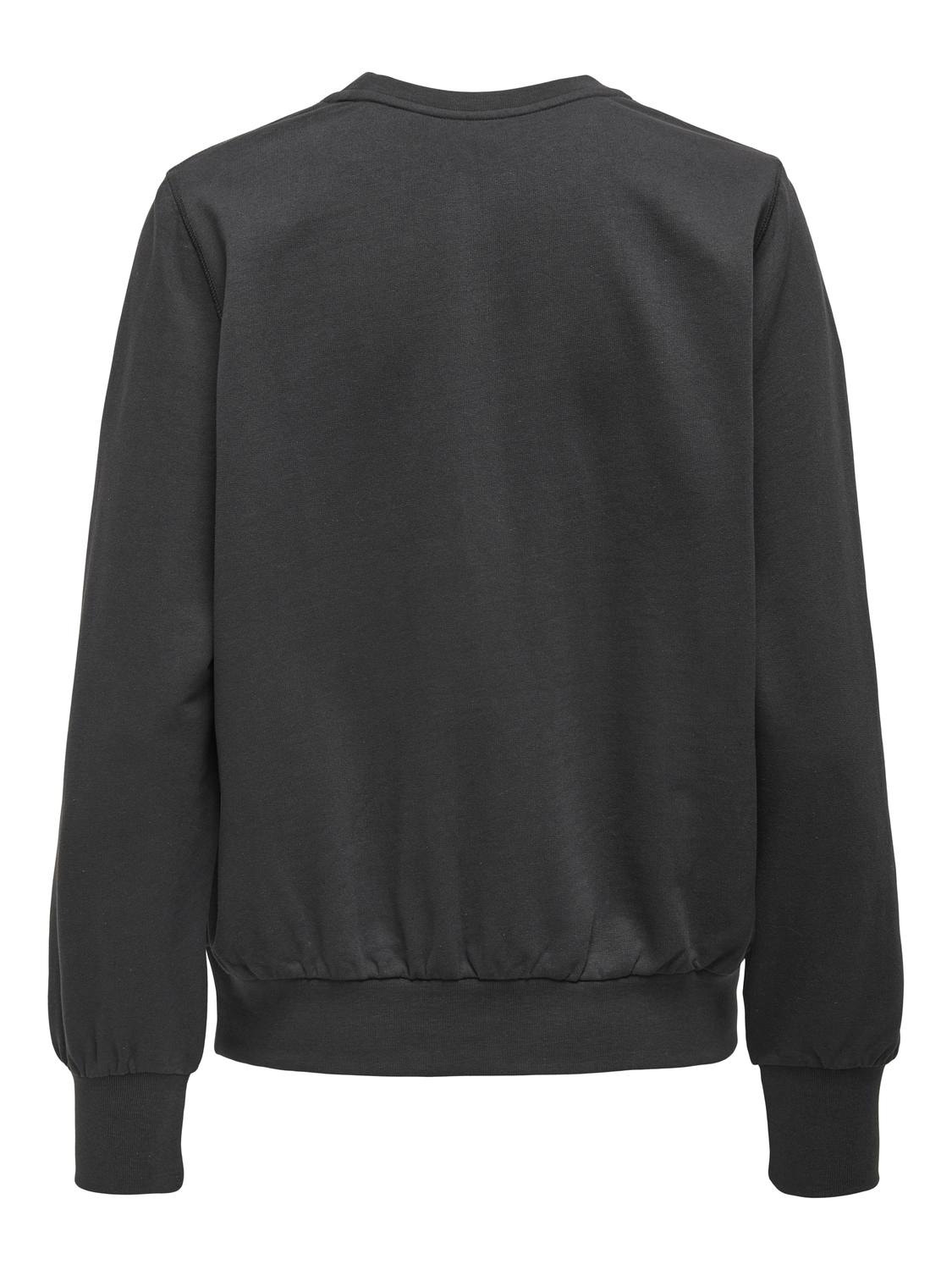 ONLY O-neck sweatshirt -Phantom - 15317102