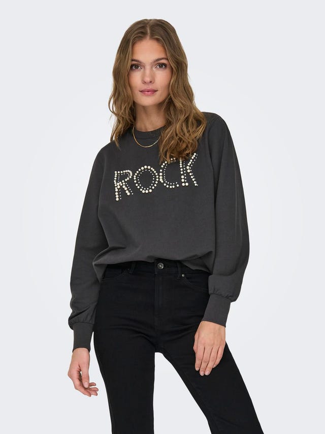 ONLY Regular Fit Round Neck Sweatshirt - 15317102