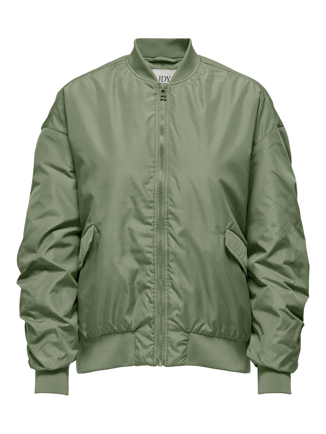 ONLY O-neck bomber jacket -Oil Green - 15317137