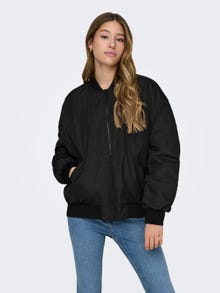 ONLY O-neck bomber jacket -Black - 15317137