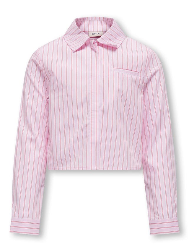 ONLY Cropped fit Overhemd kraag Overhemd - 15317151
