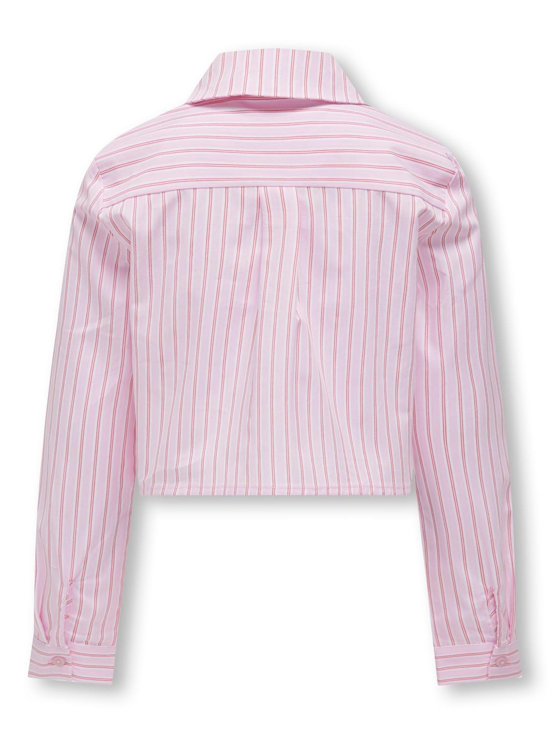 ONLY Cropped fit Overhemd kraag Overhemd -Begonia Pink - 15317151