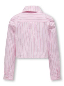 ONLY Krój cropped Kołnierz koszulowy Koszula -Begonia Pink - 15317151