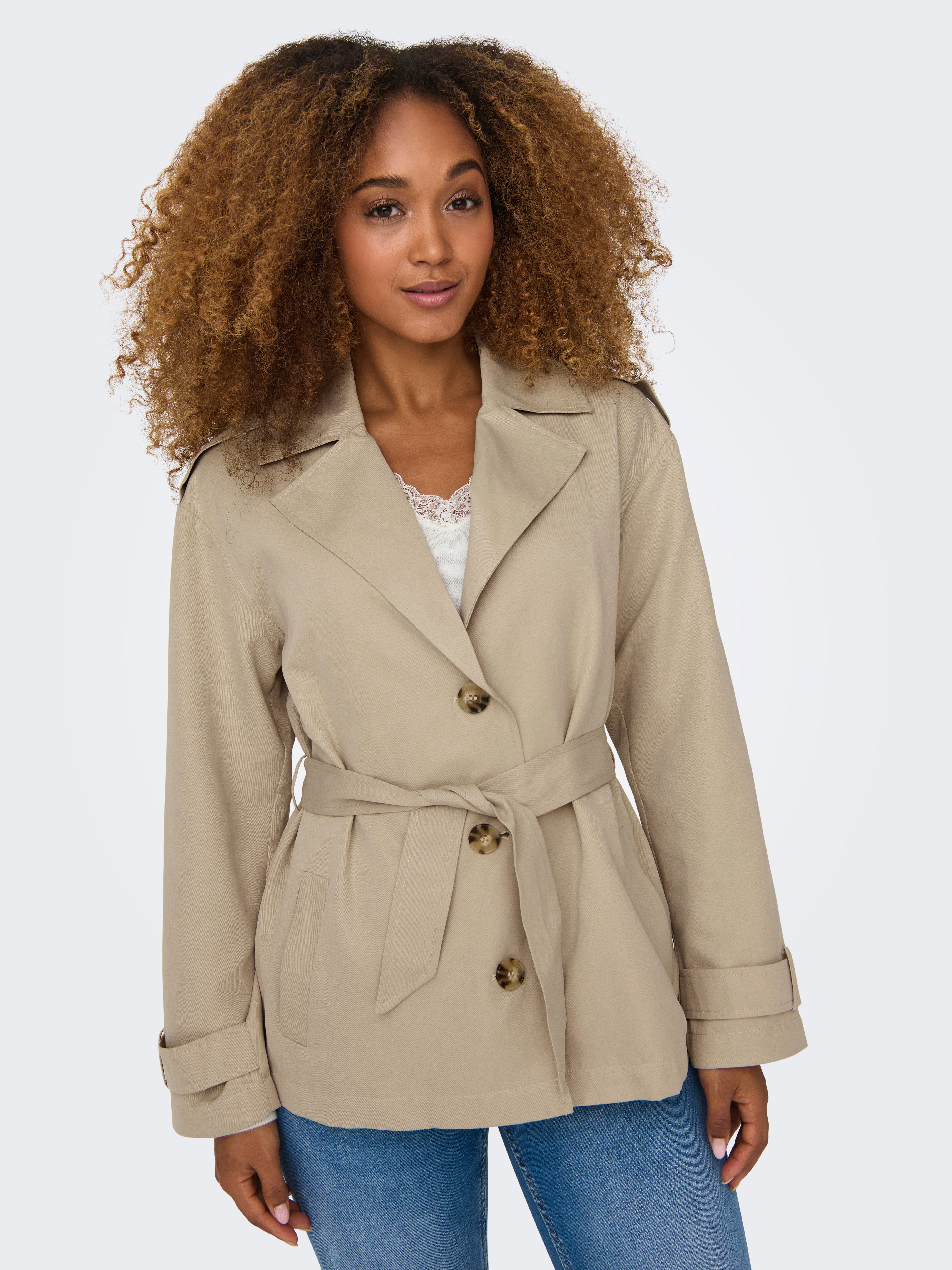 Kort Jakke 'Benjamin' - Grey/Black