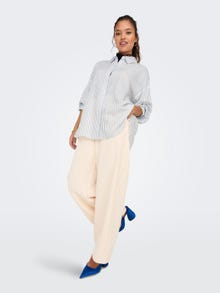 ONLY Oversize Fit Shirt collar Buttoned cuffs Shirt -Cloud Dancer - 15317242