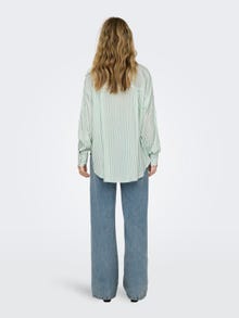 ONLY Oversized fit Overhemd kraag Manchetten met knoop Overhemd -Cloud Dancer - 15317242