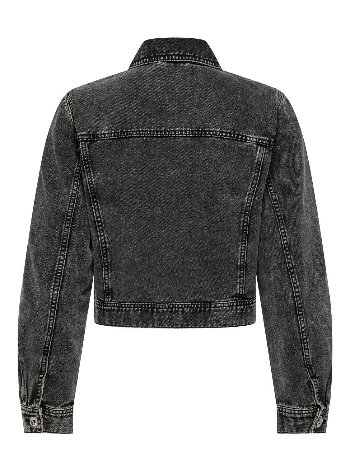 ONLY Short denim jacket -Black - 15317306