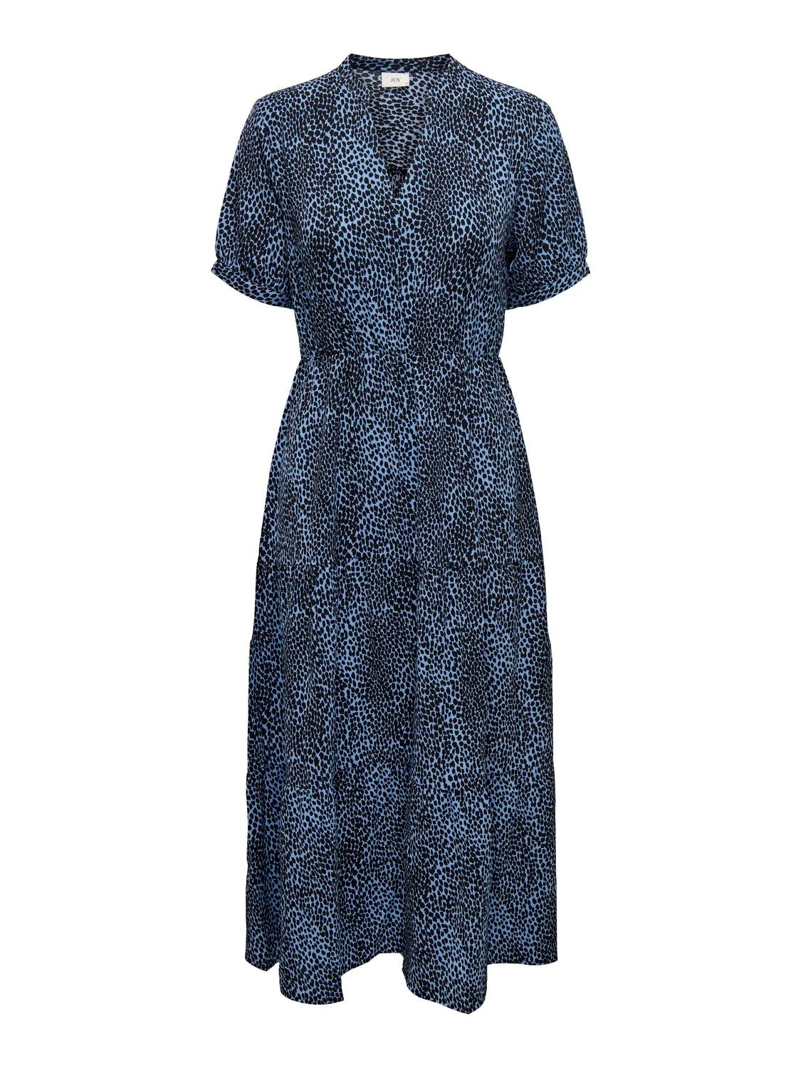 ONLY Maxi v-neck dress -Silver Lake Blue - 15317337