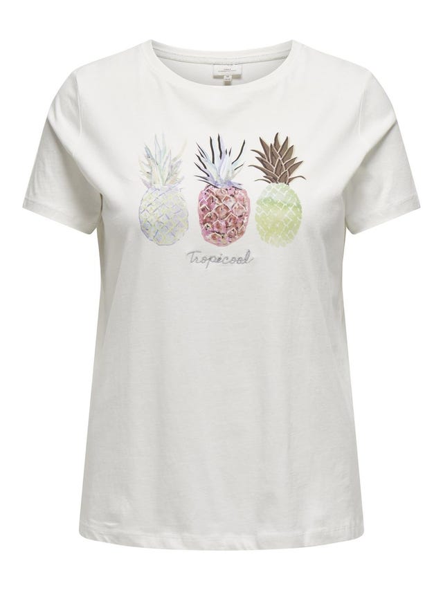 ONLY Curvy printed t-shirt - 15317415