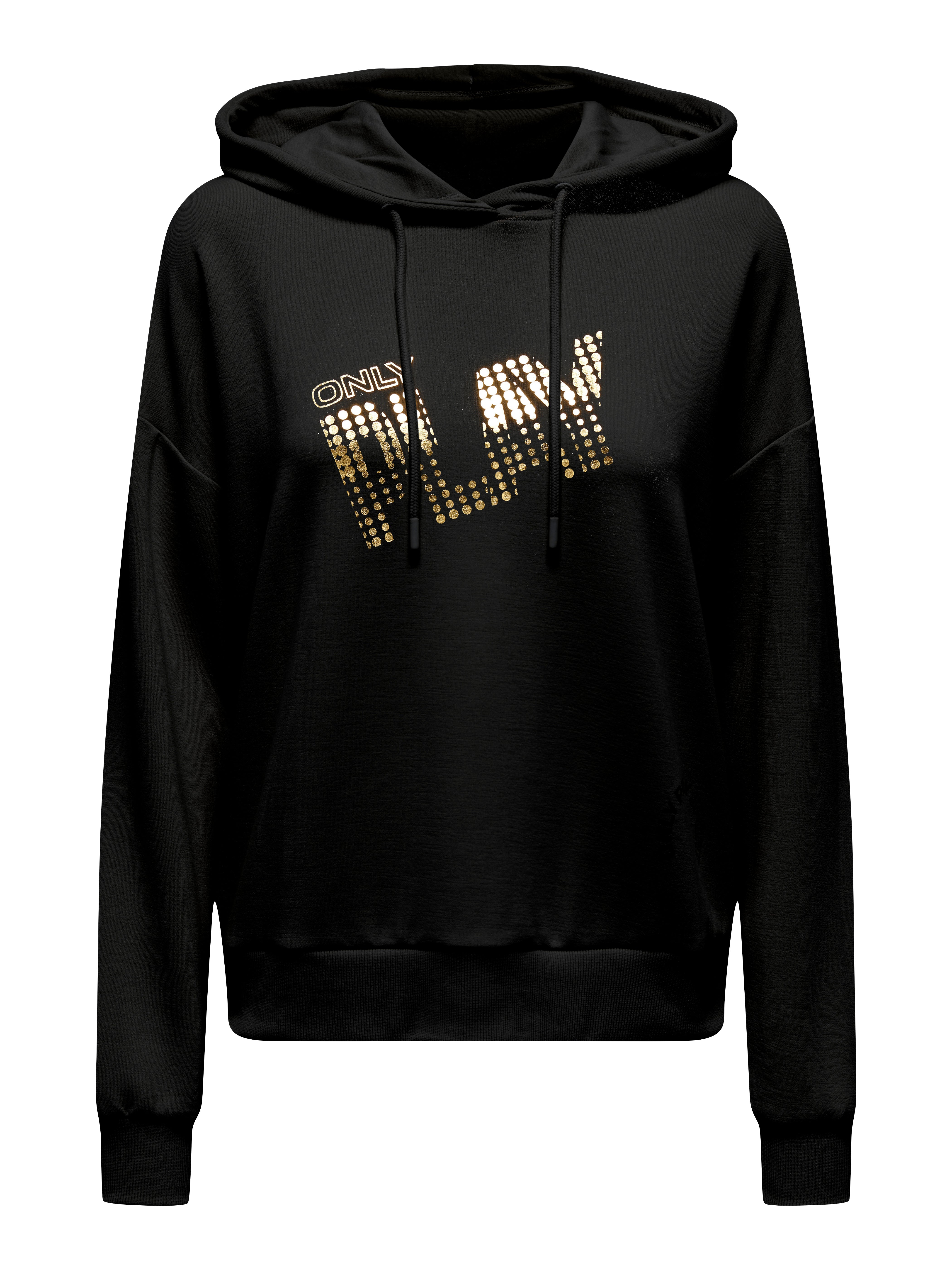 Loose Fit Hoodie Sweatshirt Black ONLY