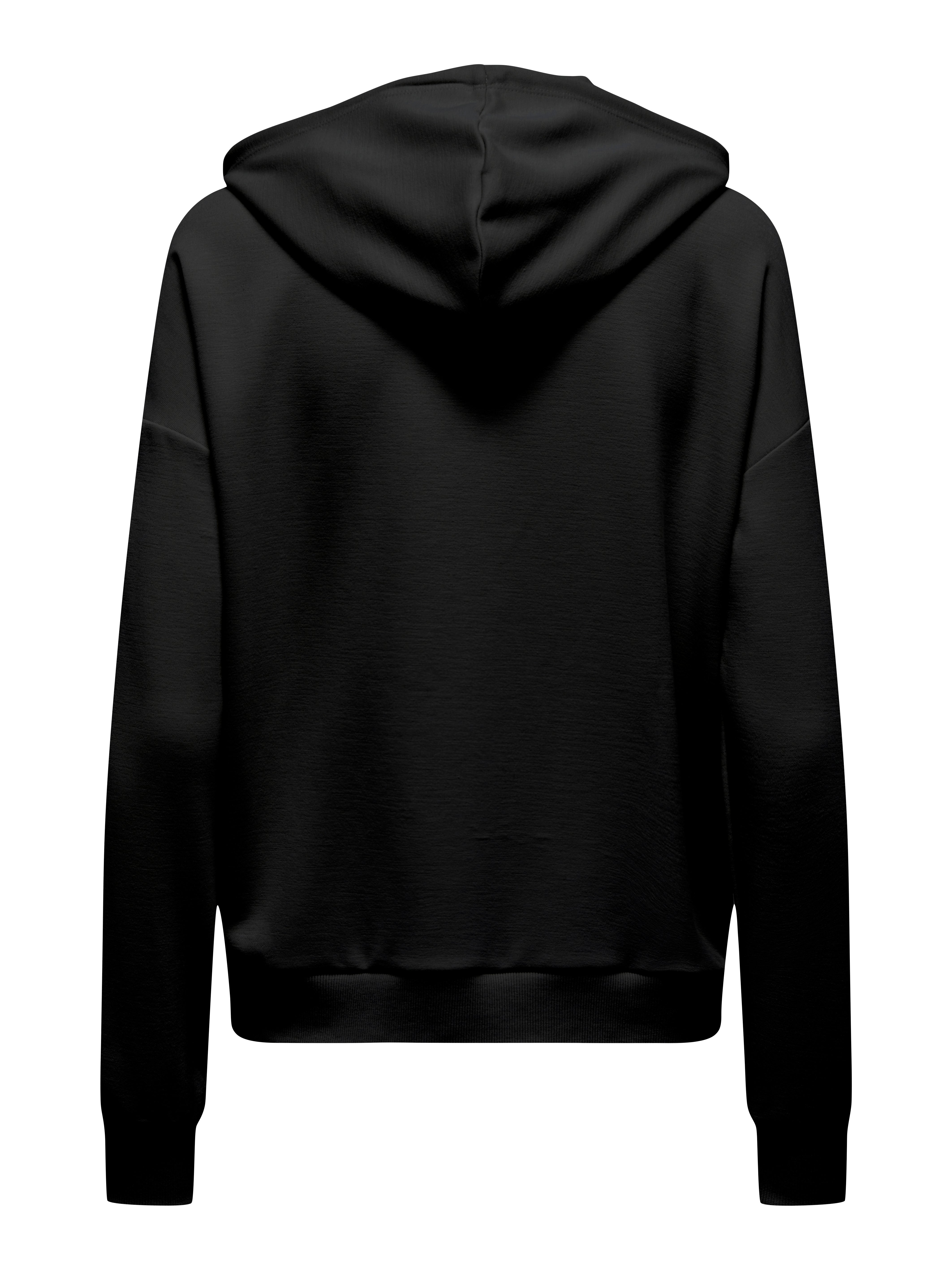 Loose black online hoodie