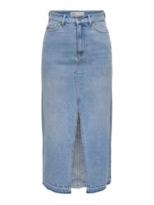 ONLY Maxi denim skirt -Light Blue Denim - 15317441