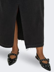 ONLY Maxi denim skirt -Black Denim - 15317441