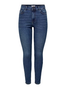 ONLY JDYMoon High Waist Skinny Jeans -Dark Blue Denim - 15317455
