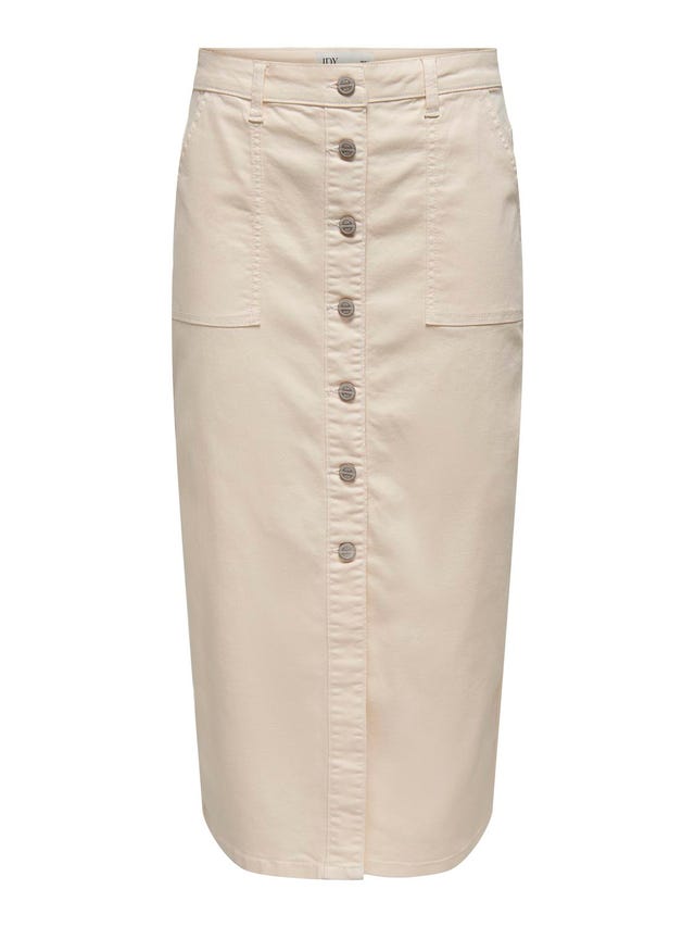 ONLY Midi denim skirt with high waist - 15317491