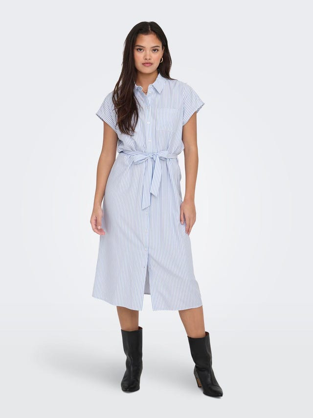 ONLY Regular Fit V-hals Kort kjole - 15317529