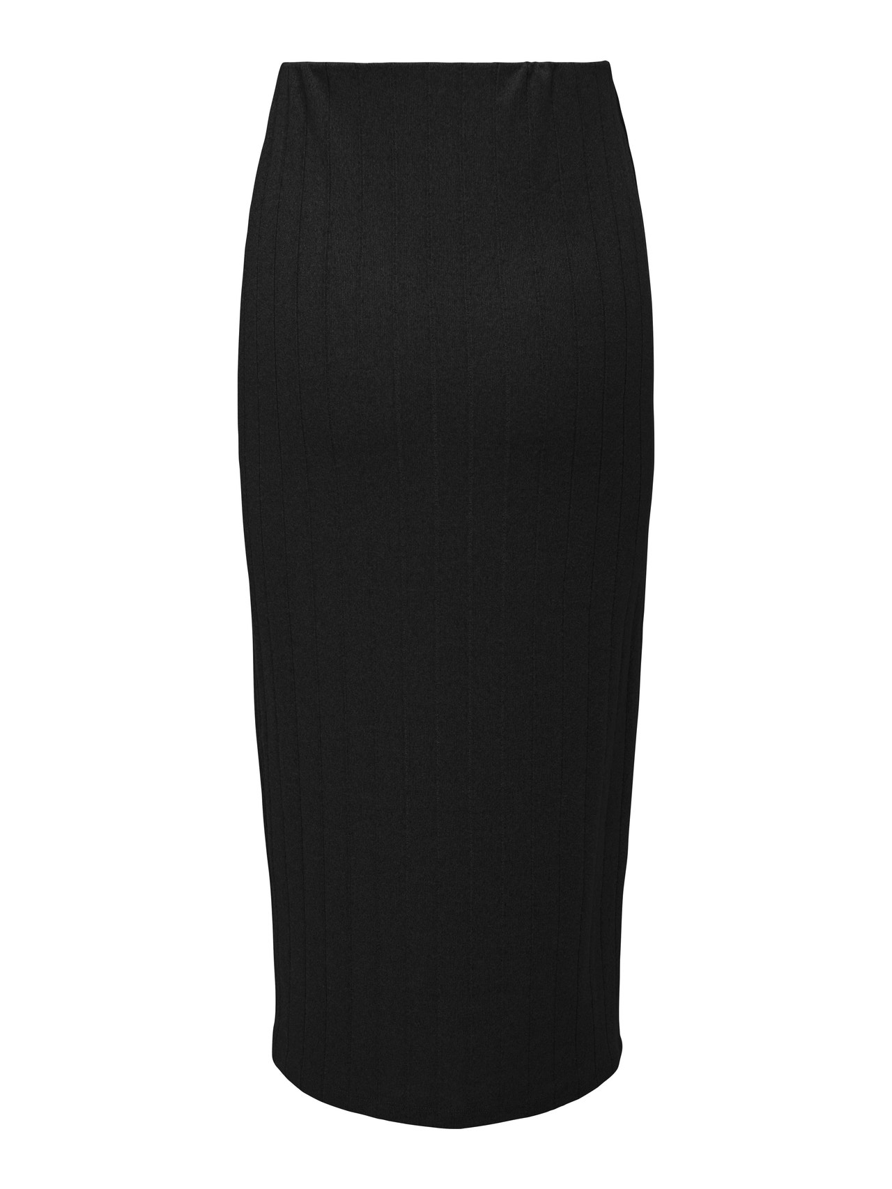 ONLY High waist Midi skirt -Black - 15317555