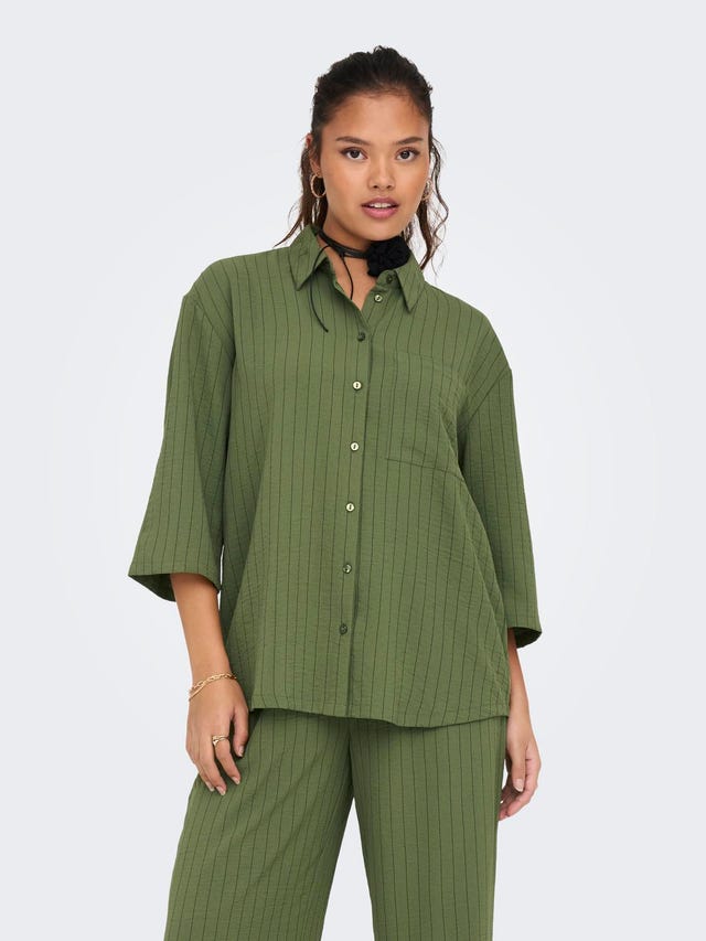 ONLY Striped shirt with oversized fit - 15317636