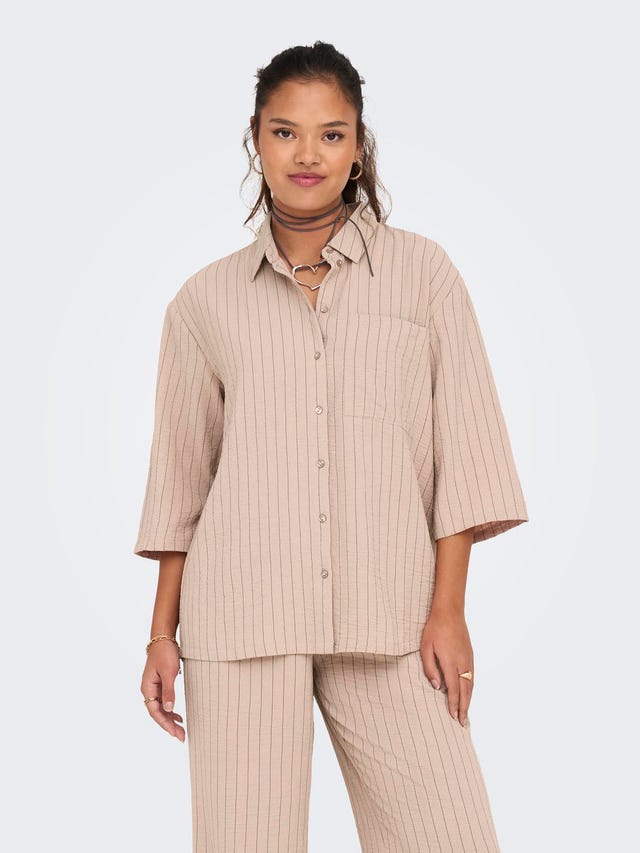 ONLY Striped shirt with oversized fit - 15317636