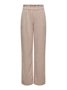 ONLY Normal geschnitten Hohe Taille Hose -Beige - 15317637